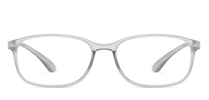 Grey Rectangle Full Rim Unisex Eyeglasses by Lenskart READERS-149839