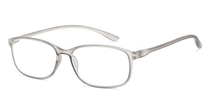 Grey Rectangle Full Rim Unisex Eyeglasses by Lenskart READERS-149839