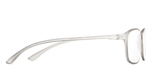 Grey Rectangle Full Rim Unisex Eyeglasses by Lenskart READERS-149839
