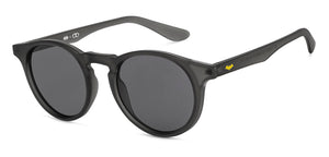 Grey Round Full Rim Kids Sunglasses by Hooper-212058