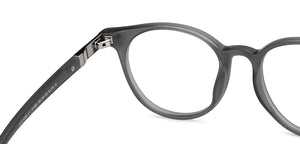 Grey Round Full Rim Unisex Eyeglasses by Lenskart Air-151668