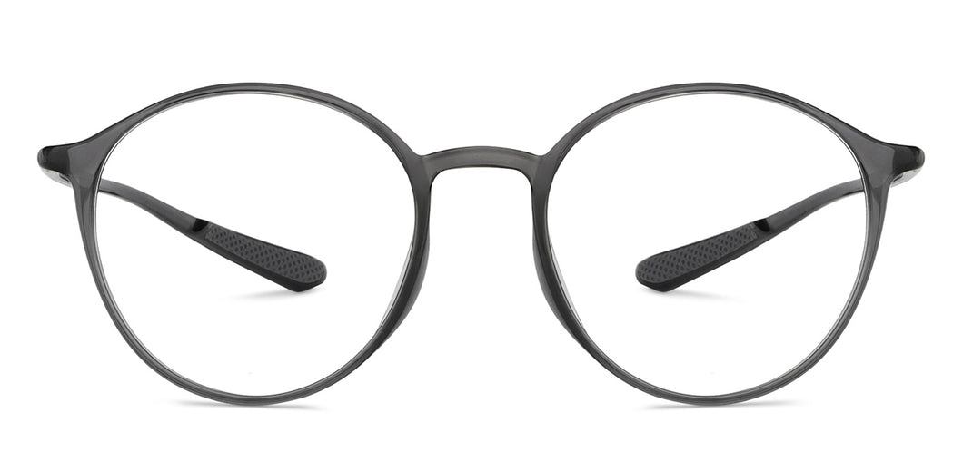 Grey Round Full Rim Unisex Eyeglasses by Lenskart Air-151760