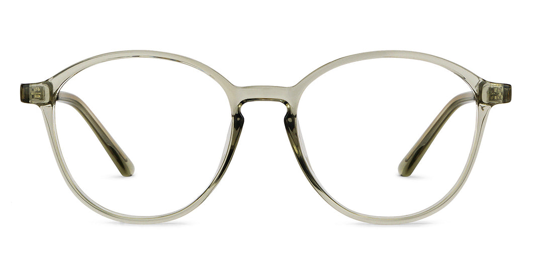Grey Round Full Rim Unisex Eyeglasses by Lenskart Air-151695