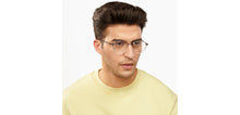 Load image into Gallery viewer, Grey Rectangle Full Rim Unisex Eyeglasses by Lenskart Air-151705