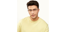 Load image into Gallery viewer, Grey Rectangle Full Rim Unisex Eyeglasses by Lenskart Air-151705