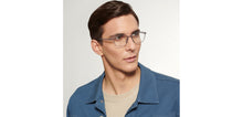 Load image into Gallery viewer, Grey Rectangle Full Rim Unisex Eyeglasses by Lenskart Air-200536