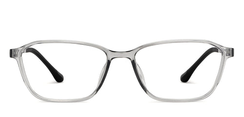 Grey Rectangle Full Rim Unisex Eyeglasses by Lenskart Air-200536