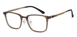 Grey Square Full Rim Unisex Eyeglasses by Lenskart Air-151733