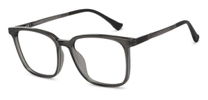 Grey Square Full Rim Unisex Eyeglasses by Lenskart Air-200565
