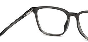 Grey Square Full Rim Unisex Eyeglasses by Lenskart Air-200565