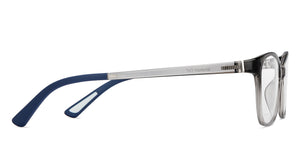 Grey Rectangle Full Rim Unisex Eyeglasses by Lenskart Air-206123