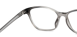 Grey Rectangle Full Rim Unisex Eyeglasses by Lenskart Air-206123