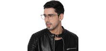 Load image into Gallery viewer, Grey Rectangle Full Rim Unisex Eyeglasses by Lenskart Air-210776