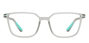 Grey Rectangle Full Rim Unisex Eyeglasses by Lenskart Air-210776