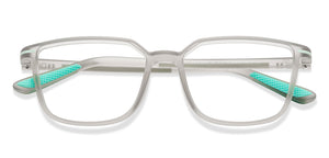 Grey Rectangle Full Rim Unisex Eyeglasses by Lenskart Air-210776