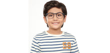 Load image into Gallery viewer, Grey Round Full Rim Kids Eyeglasses by Hooper-152500