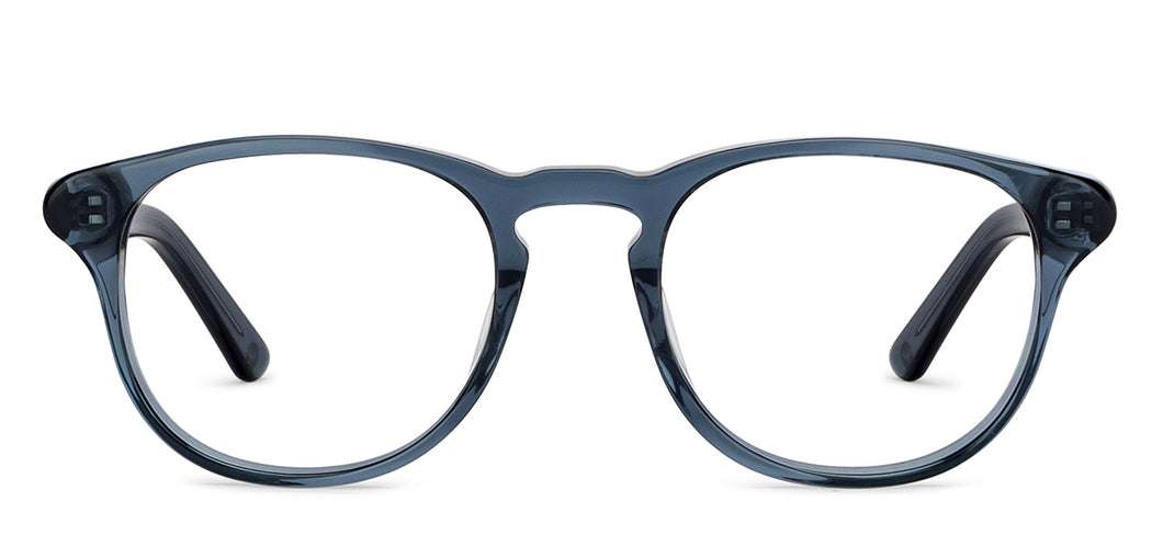 Grey Round Full Rim Kids Eyeglasses by Hooper-152500