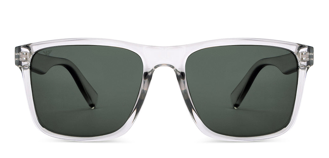 Grey Wayfarer Full Rim Unisex Sunglasses by Vincent Chase Polarized-200458