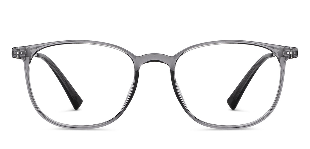 Grey Round Full Rim Unisex Eyeglasses by Lenskart Air-151672
