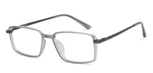 Load image into Gallery viewer, Grey Rectangle Full Rim Unisex Eyeglasses by Lenskart Air-206727