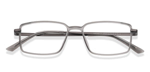 Grey Rectangle Full Rim Unisex Eyeglasses by Lenskart Air-206727