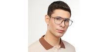 Load image into Gallery viewer, Grey Aviator Full Rim Unisex Eyeglasses by Lenskart Air-201272
