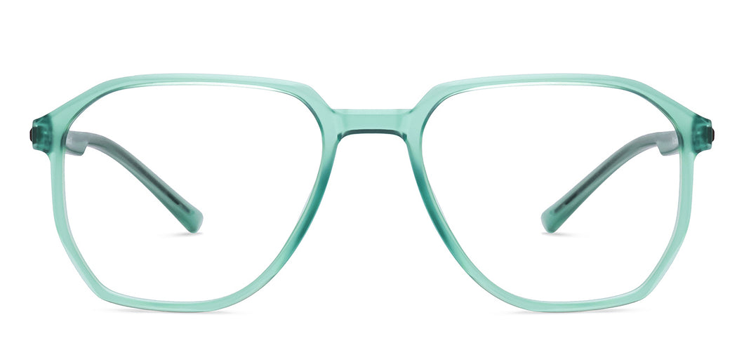 Grey Hexagonal Full Rim Unisex Eyeglasses by Lenskart Air-206733