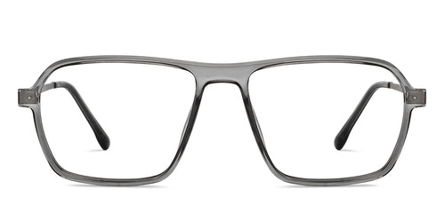 Grey Rectangle Full Rim Unisex Eyeglasses by Lenskart Air-151707