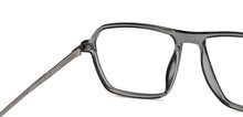 Load image into Gallery viewer, Grey Rectangle Full Rim Unisex Eyeglasses by Lenskart Air-151707
