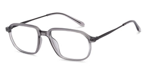 Grey Rectangle Full Rim Unisex Eyeglasses by Lenskart Air-206731