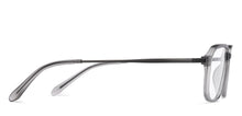 Load image into Gallery viewer, Grey Rectangle Full Rim Unisex Eyeglasses by Lenskart Air-206731