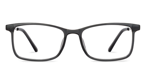 Grey Rectangle Full Rim Unisex Eyeglasses by Lenskart Air-151693