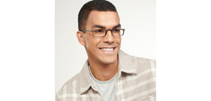 Grey Rectangle Full Rim Unisex Eyeglasses by Lenskart READERS-152159