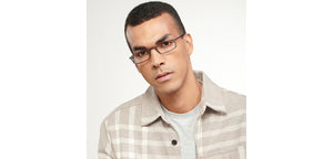 Grey Rectangle Full Rim Unisex Eyeglasses by Lenskart READERS-152159