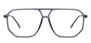 Grey Aviator Full Rim Unisex Eyeglasses by Lenskart Air-201272