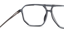Load image into Gallery viewer, Grey Aviator Full Rim Unisex Eyeglasses by Lenskart Air-201272