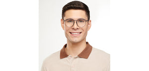 Grey Round Full Rim Unisex Eyeglasses by Lenskart Air-201279
