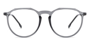 Grey Round Full Rim Unisex Eyeglasses by Lenskart Air-201279