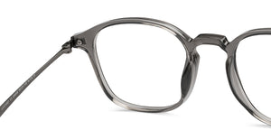 Ash Grey Round Full Rim Unisex Eyeglasses by Lenskart Air-206046