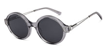 Load image into Gallery viewer, Grey Round Full Rim Unisex Sunglasses by John Jacobs-152721