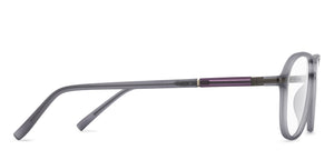 Grey Aviator Full Rim Unisex Eyeglasses by Lenskart Air-209751