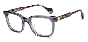 Grey Square Full Rim Unisex Eyeglasses by John Jacobs-208130
