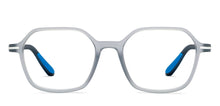 Load image into Gallery viewer, Grey Geometric Full Rim Unisex Eyeglasses by Lenskart Air-210778
