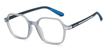 Load image into Gallery viewer, Grey Geometric Full Rim Unisex Eyeglasses by Lenskart Air-210778