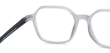Load image into Gallery viewer, Grey Geometric Full Rim Unisex Eyeglasses by Lenskart Air-210778