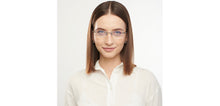Load image into Gallery viewer, Gunmetal Rectangle Rimless Unisex Eyeglasses by John Jacobs-200678