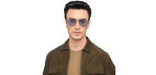 Load image into Gallery viewer, Gunmetal Aviator Full Rim Unisex Sunglasses by John Jacobs-208084