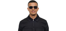 Load image into Gallery viewer, Gunmetal Geometric Full Rim Unisex Sunglasses by Lenskart STUDIO-213182