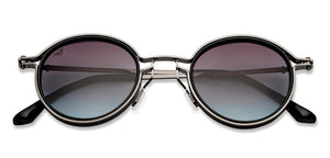Gunmetal Round Full Rim Unisex Sunglasses by Vincent Chase Polarized-201168