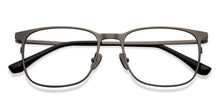 Load image into Gallery viewer, Gunmetal Rectangle Full Rim Unisex Eyeglasses by John Jacobs-209662